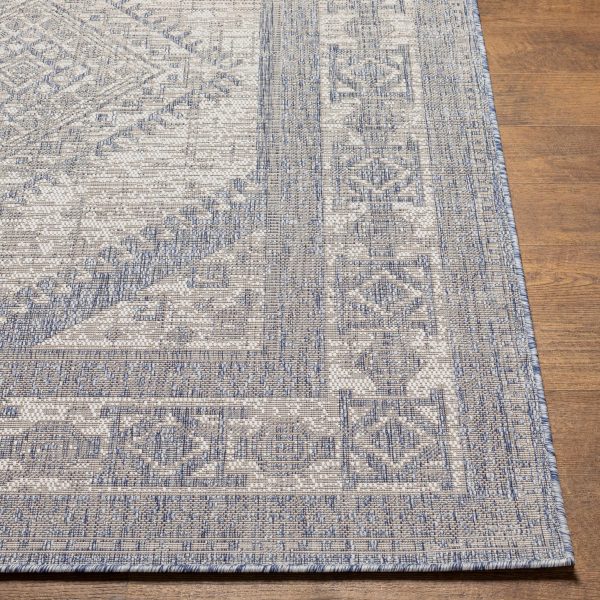 Umraniye Gray & Blue Area Rug - Clearance Discount - Image 4