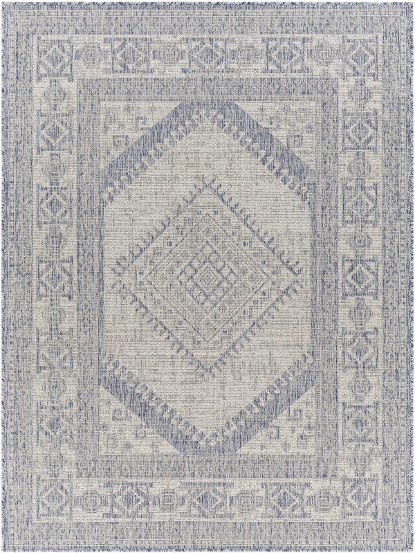 Umraniye Gray & Blue Area Rug - Clearance Discount - Image 2