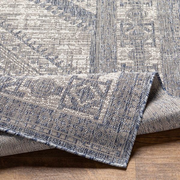 Umraniye Gray & Blue Area Rug - Clearance Discount - Image 5