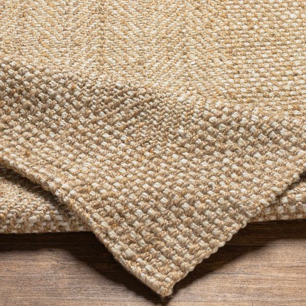 Dinah Natural Textured Jute Rug For Discount - Image 5