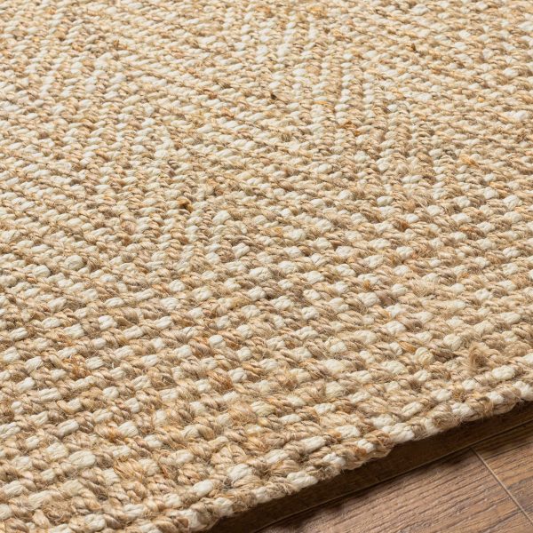 Dinah Natural Textured Jute Rug For Discount - Image 2