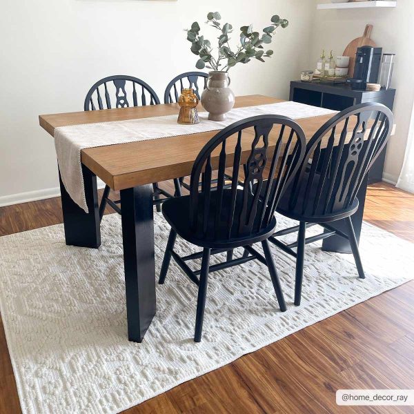Beren Cream Washable Area Rug For Cheap