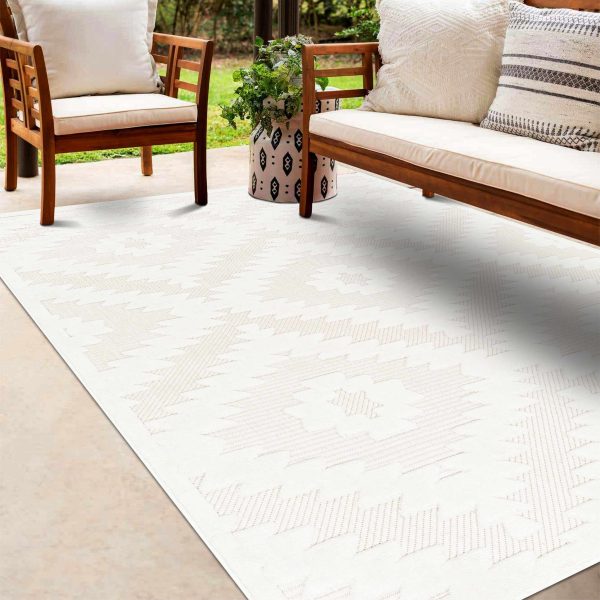 Diep Cream Outdoor Rug - Clearance Online now - Image 4