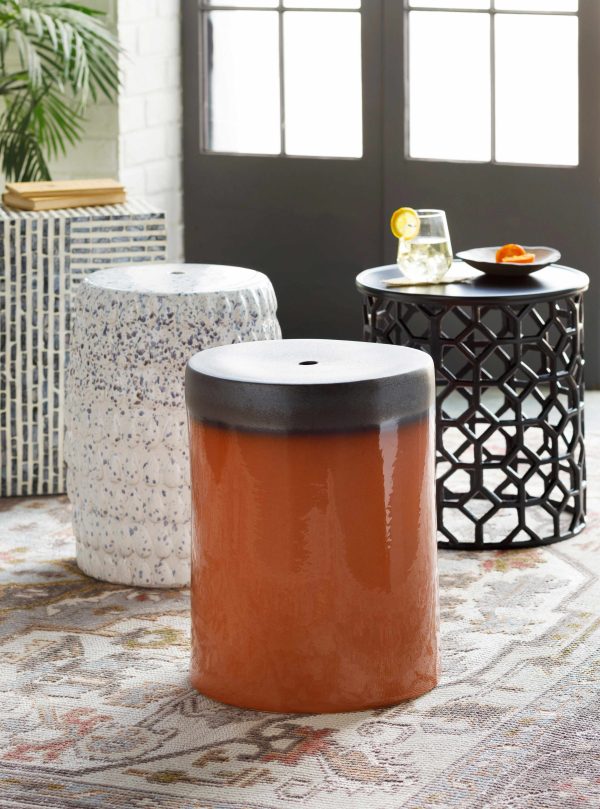 Mailag Black Geometric Metal End Table Online - Image 5