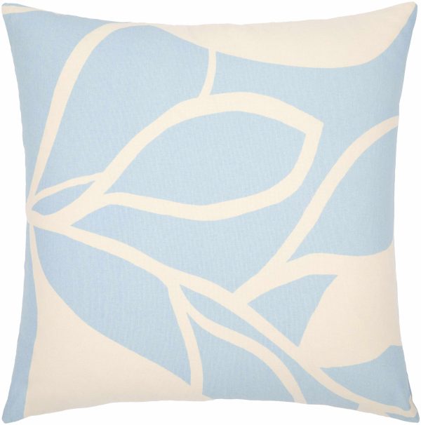 Gulod Blue Abstract Leaf Throw Pillow - Clearance Online now - Image 5