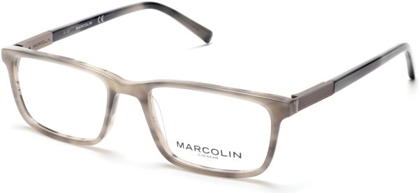 Marcolin MA3014 Geometric Eyeglasses For Men Hot on Sale - Image 2